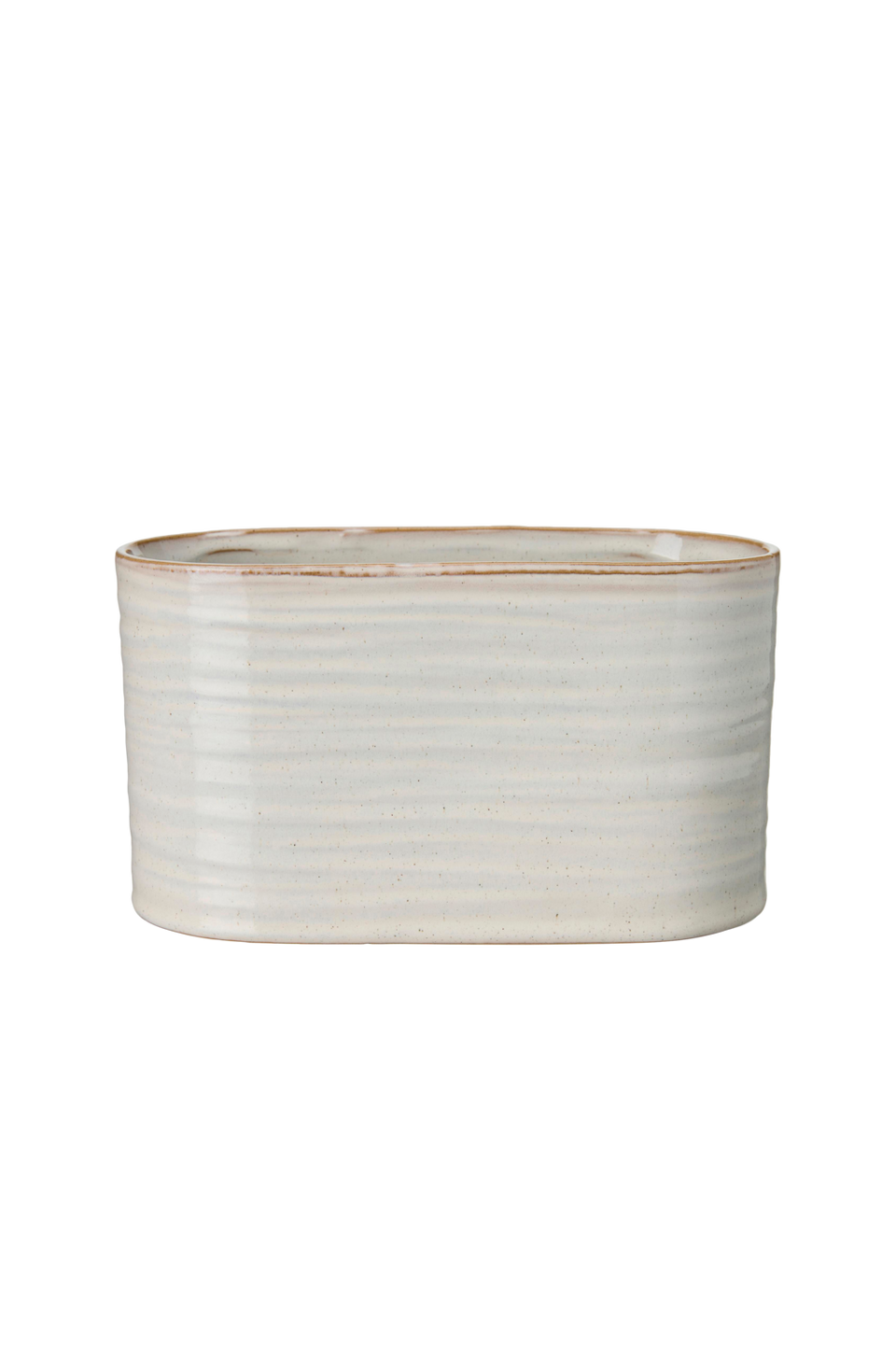 Wikholm Form Pot Oval Hög Elfrida, vit från Wikholm Form, bild 2