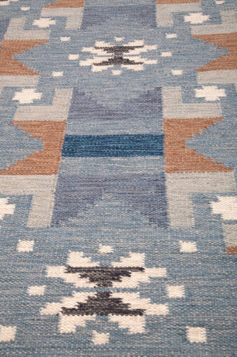 Bargi Ullmatta Röllakan 250x350 cm, blå från Bargi, bild 2
