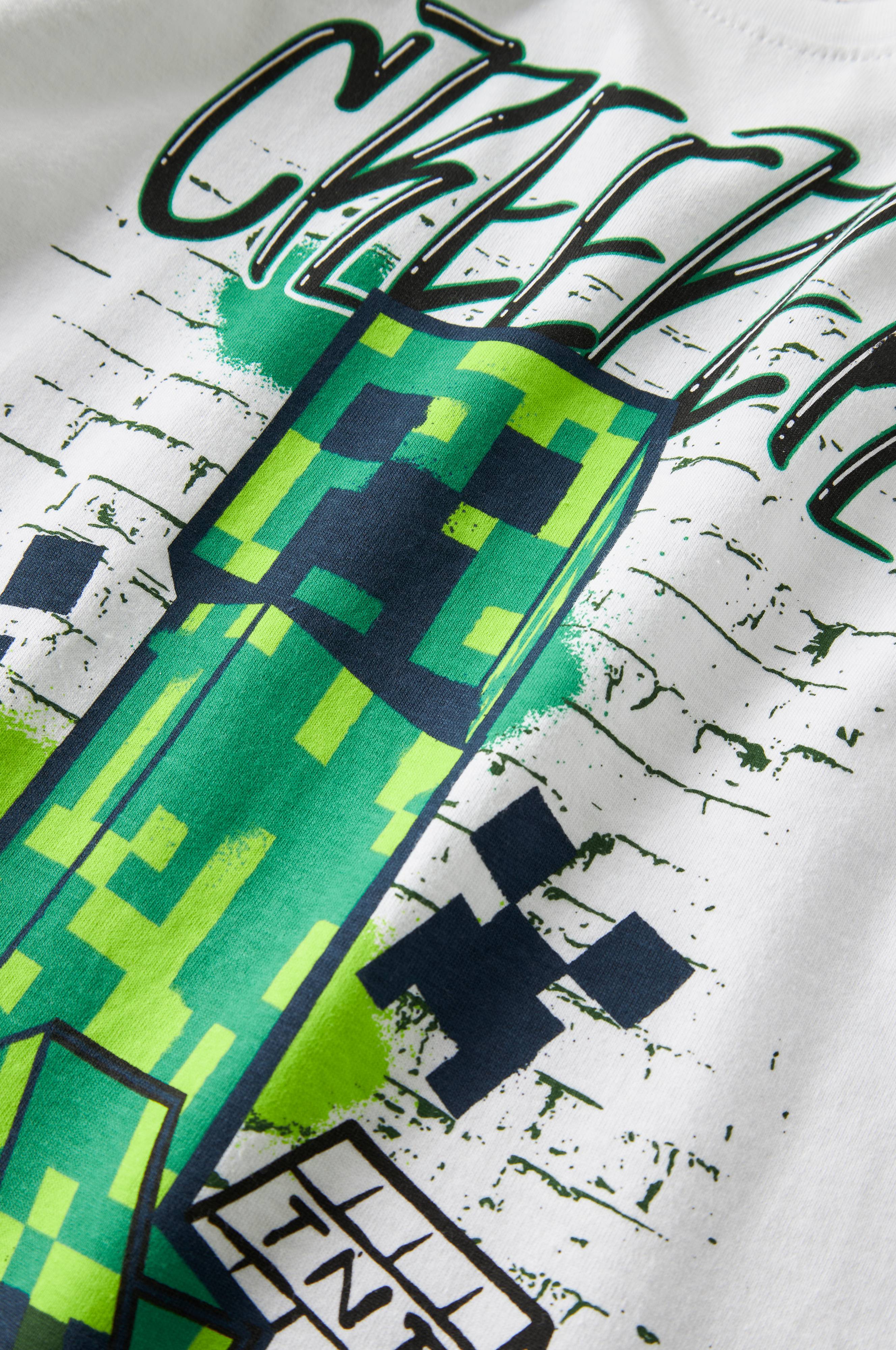 T-Shirt NAME IT Minecraft Per Bambini E Ragazzi, Modello Nkmjin Minecraft SS Top Box Noos Bfu