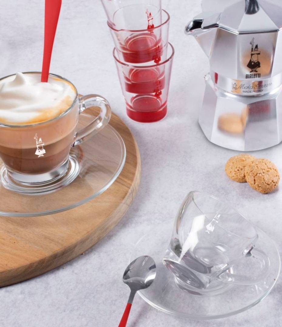 Bialetti Espressokopp med fat, 2-pack Vetro Bialetti, transparent från Bialetti, bild 5
