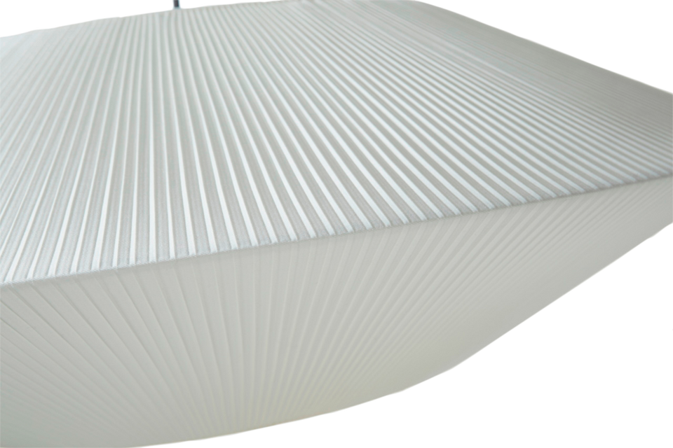 Alde & Lind Taklampskärm Pollux D75 plisserad, vit från Alde & Lind, bild 2