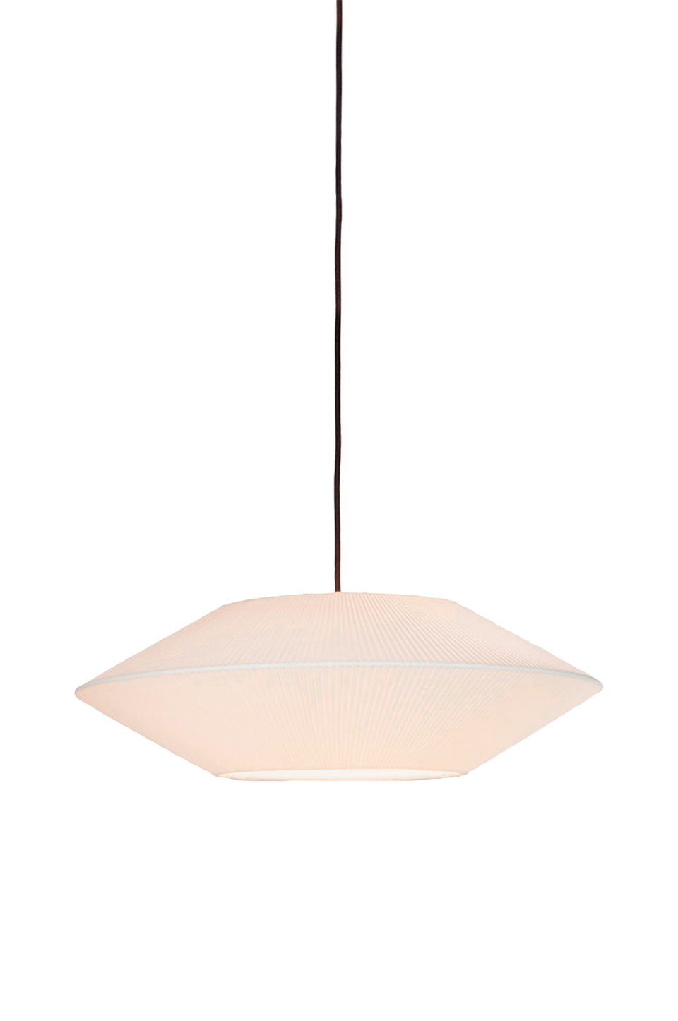 Alde & Lind Taklampskärm Pollux D58 plisserad, vit från Alde & Lind, bild 2