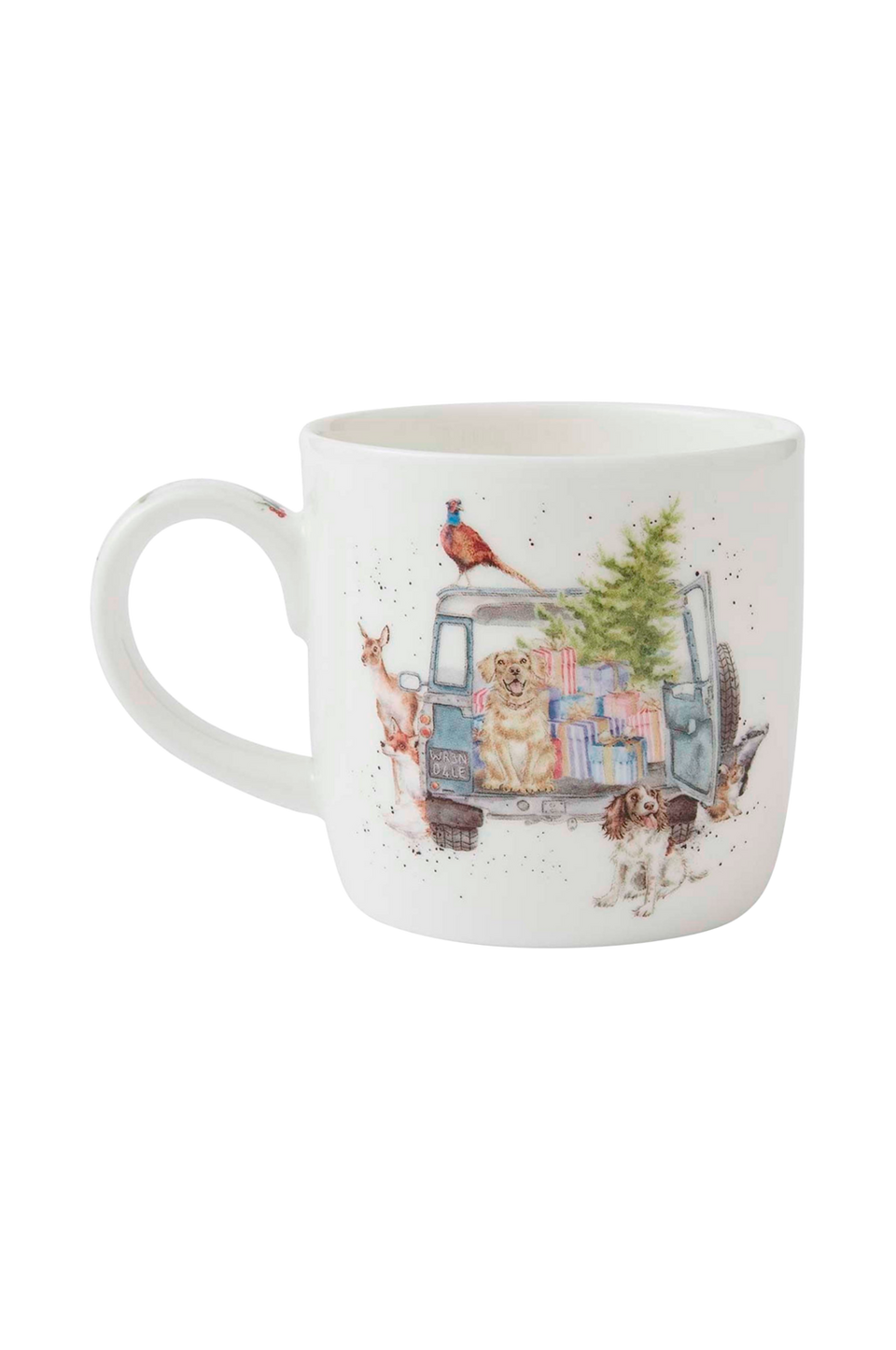 Royal Worcester Mugg Wrendale Driving Home For Christmas, flerfärgad från Royal Worcester, bild 5