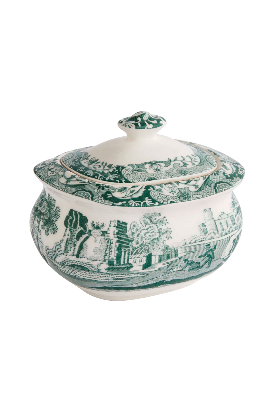 Spode Socker Box 0,25 l Heritage Green Italian, grön från Spode, bild 5