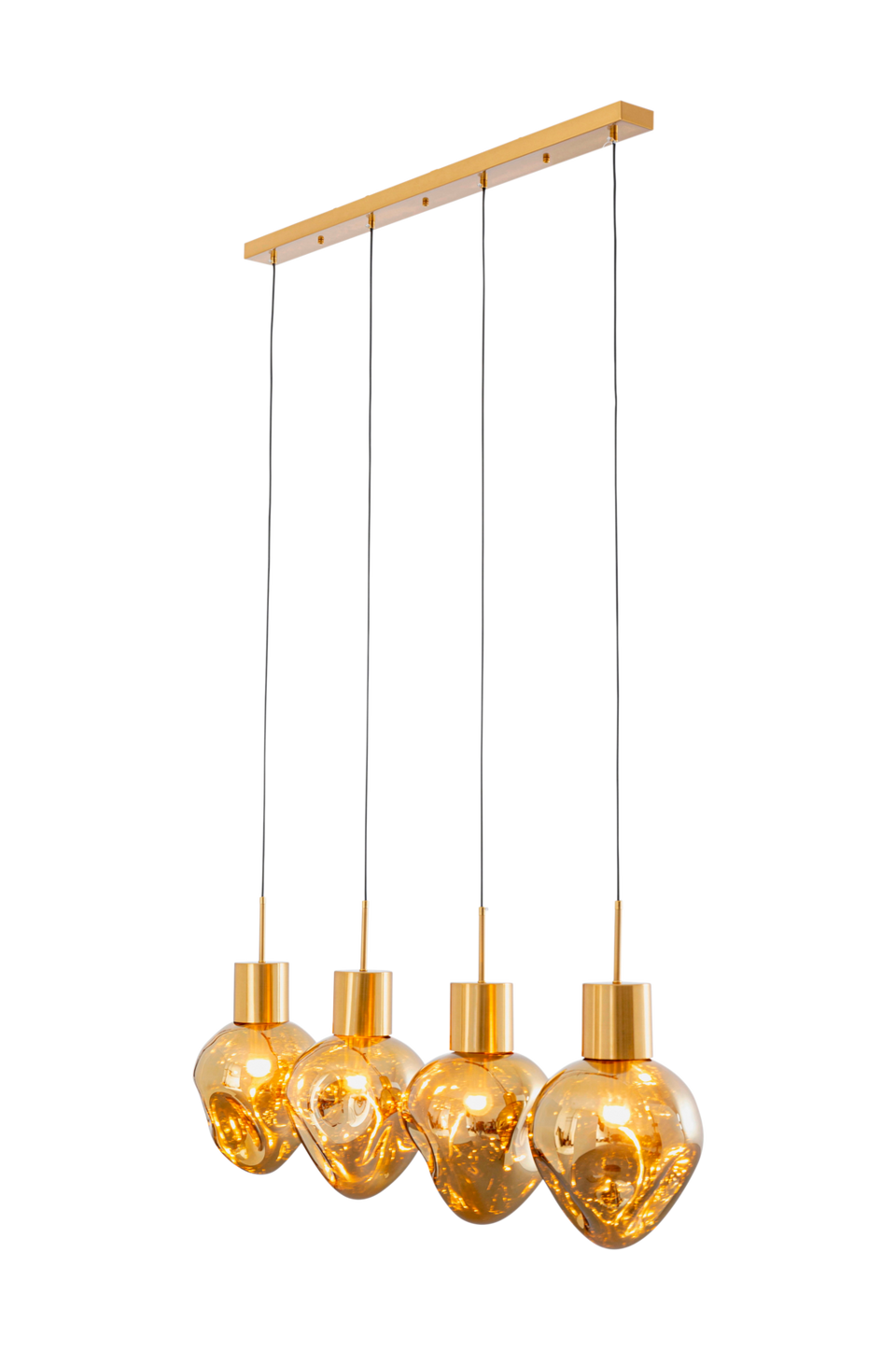 KARE Design Taklampa Supernova Amber 110cm, guld från KARE Design, bild 2