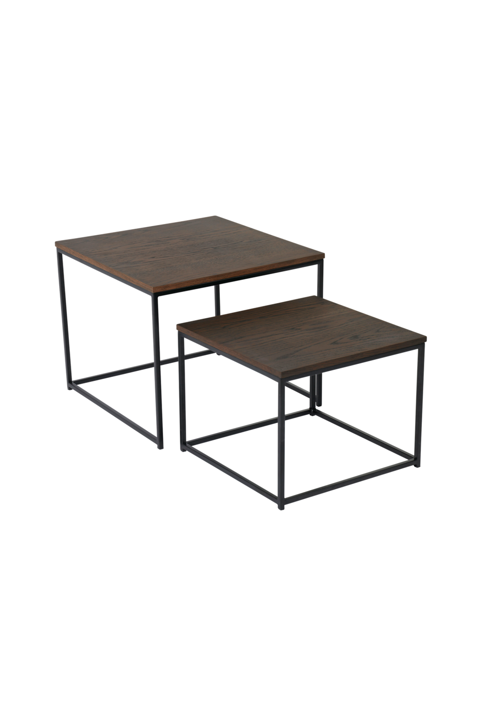 Nordic Furniture Group Sidobordsuppsättning Duett, fyrkantig ek, brun från Nordic Furniture Group, bild 5