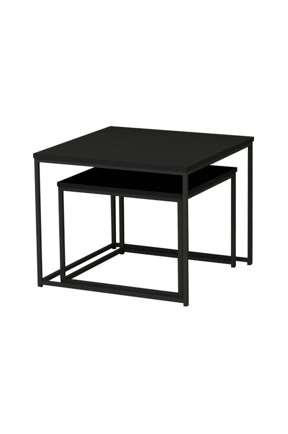 Nordic Furniture Group Sidobord set Duett, fyrkantig ask, svart från Nordic Furniture Group, bild 5