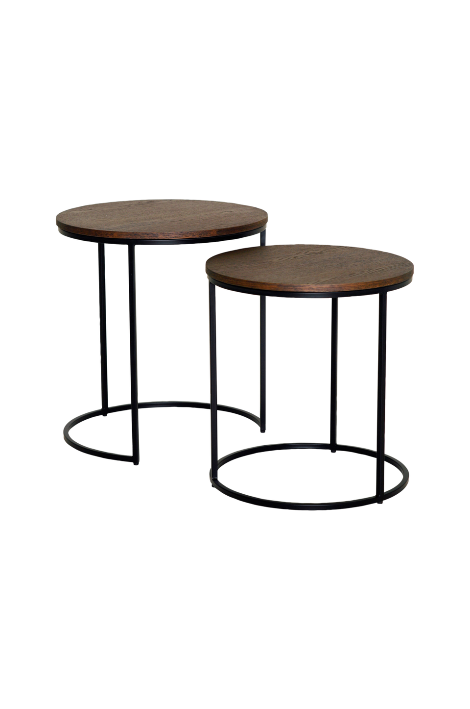 Nordic Furniture Group Sidobordsuppsättning Duett, rund ek, brun från Nordic Furniture Group, bild 5