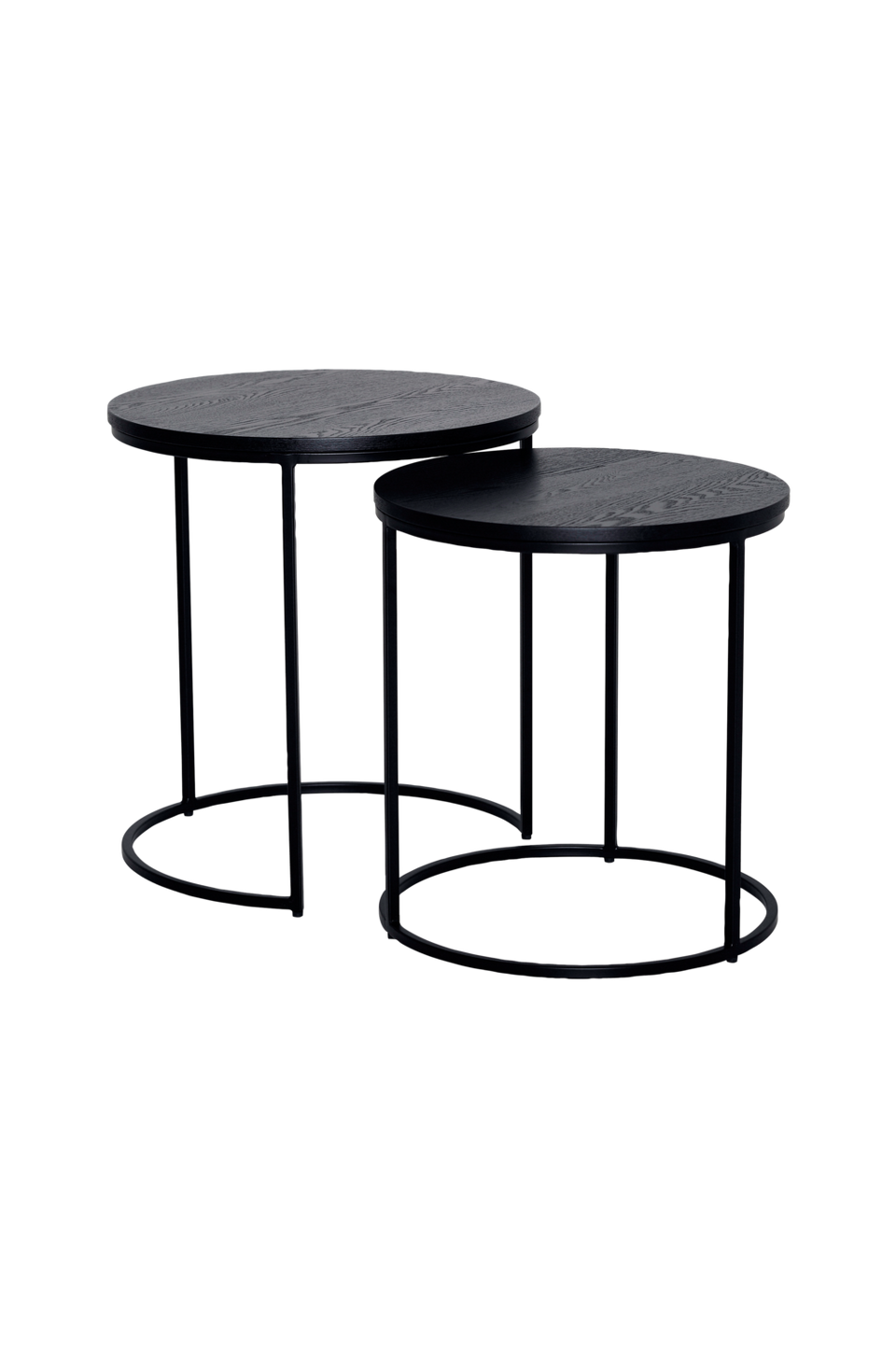 Nordic Furniture Group Sidobordsset Duett, rund ask, svart från Nordic Furniture Group, bild 5