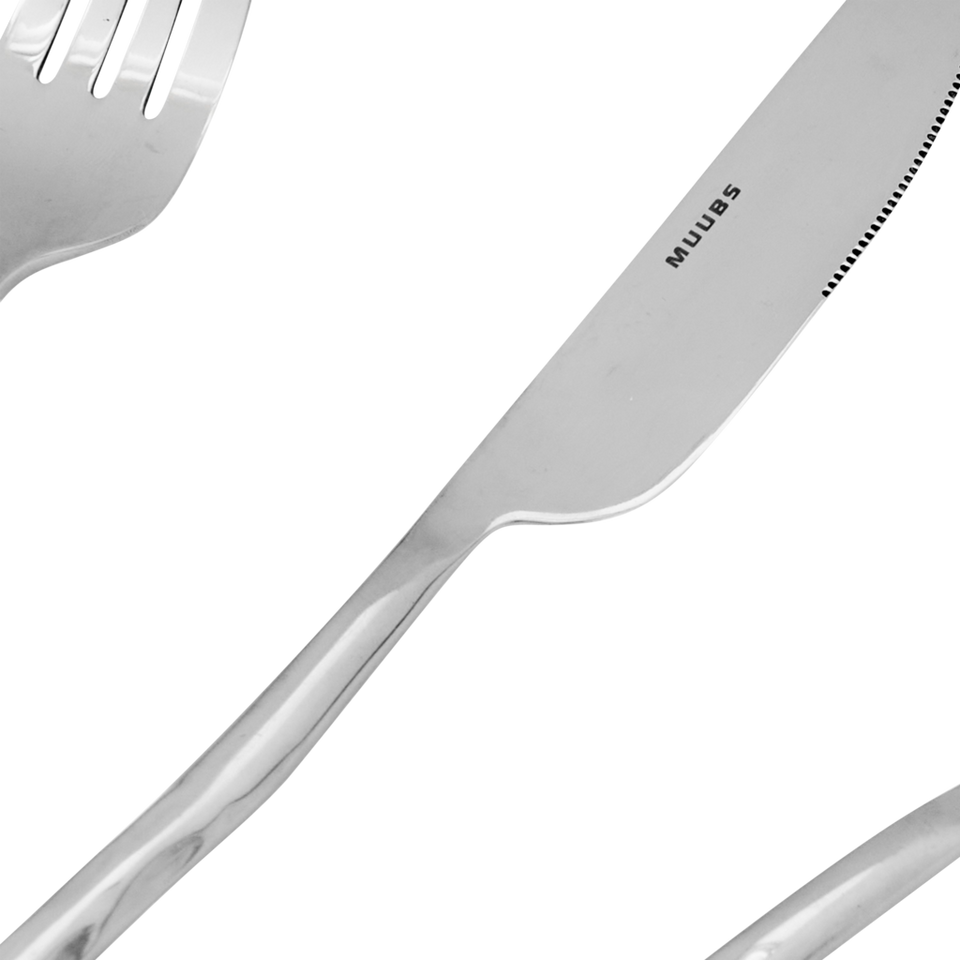 Muubs Bestick Uta Polerat stål 16 delar, silver från Muubs, bild 5