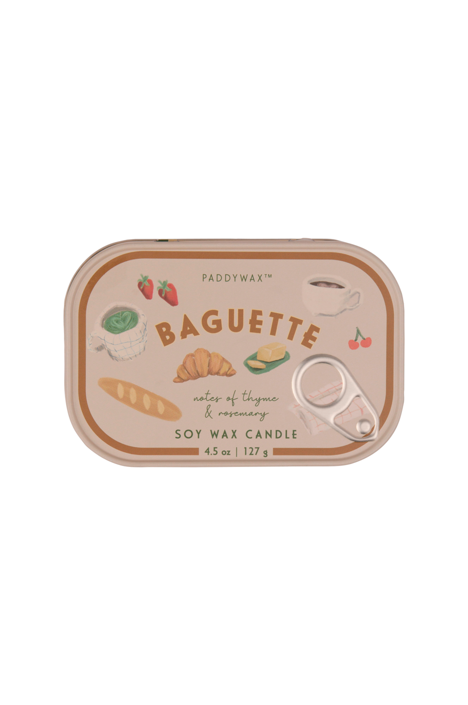 Paddywax Bistro Franska Baguette tryckt tennljus Rosmarin Timjan, beige från Paddywax, bild 2