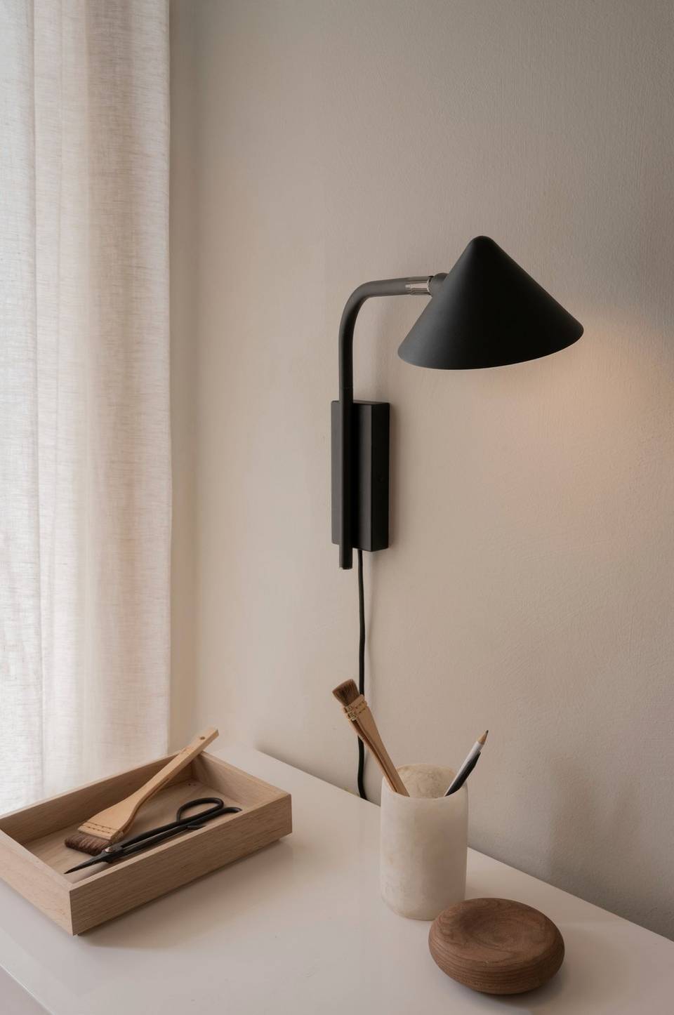 watt & VEKE Kuro vägg, svart från watt & VEKE, bild 2