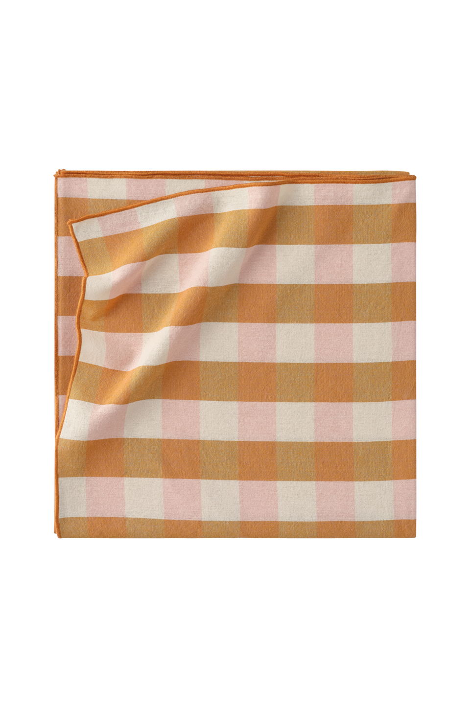 Ellos Home Duk Majken Check 145x145 cm, orange från Ellos Home, bild 2