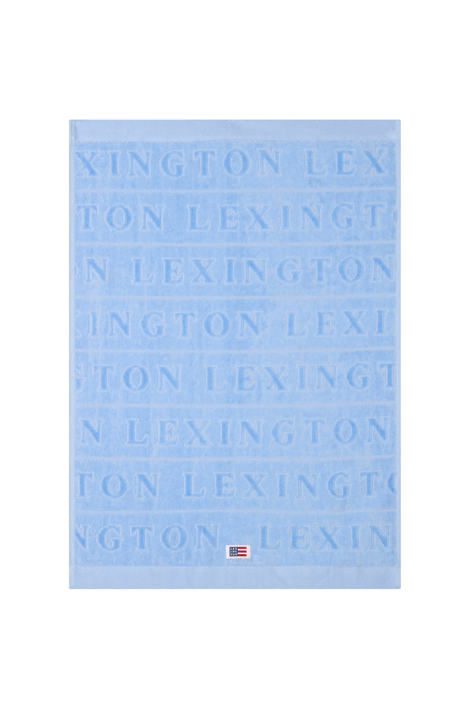 Lexington Handduk Velour Jacquard Logo, blå från Lexington, bild 2