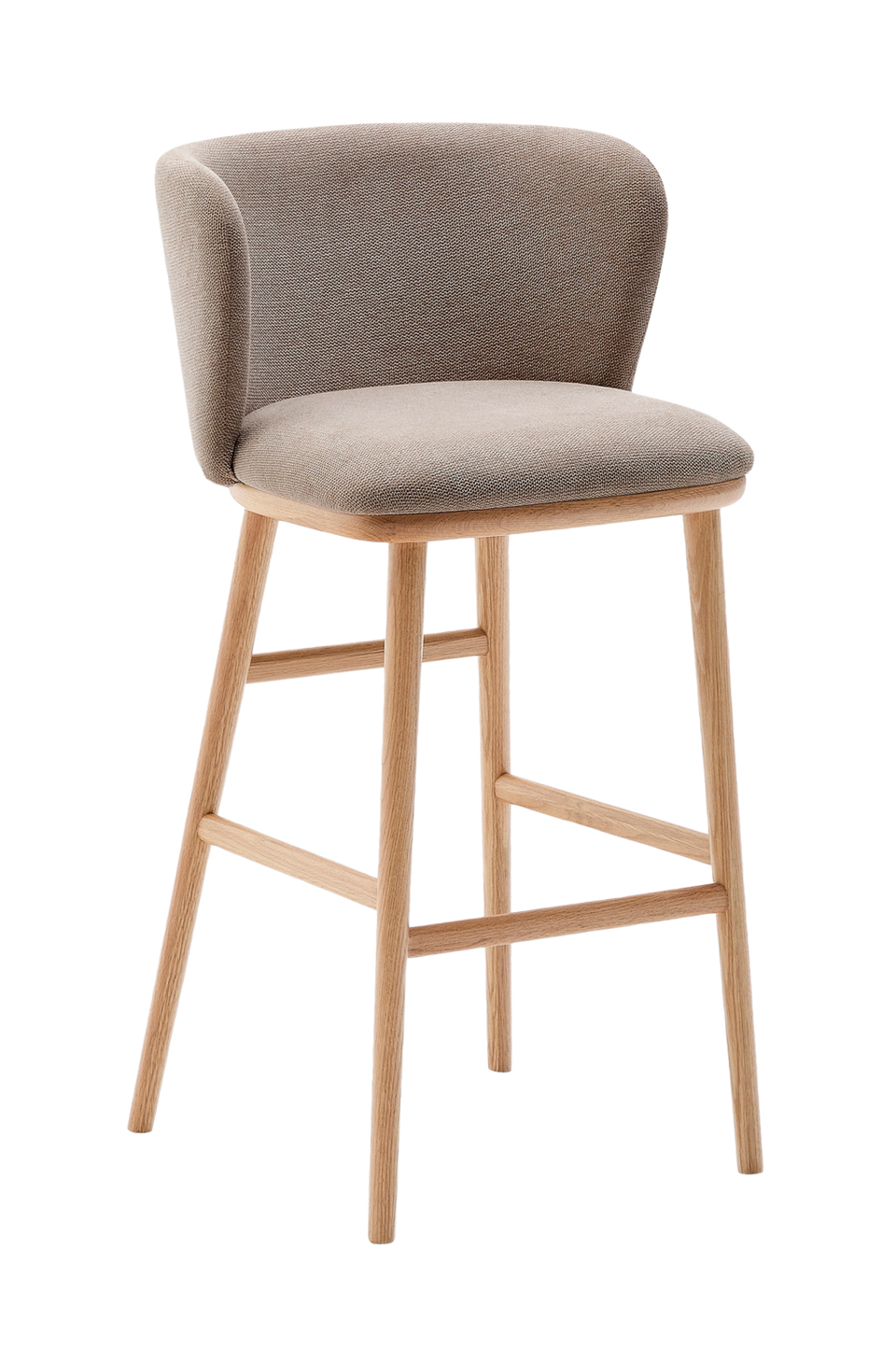 Kave Home Barstol ciselia 2-pack, brun från Kave Home, bild 5