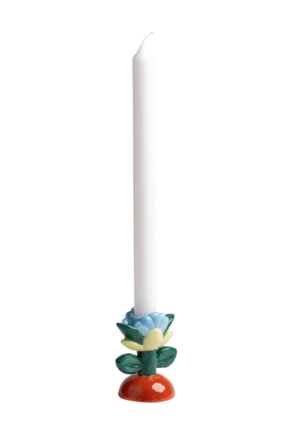 &k Amsterdam Ljusstake Blume extra liten, grön från &k Amsterdam, bild 2