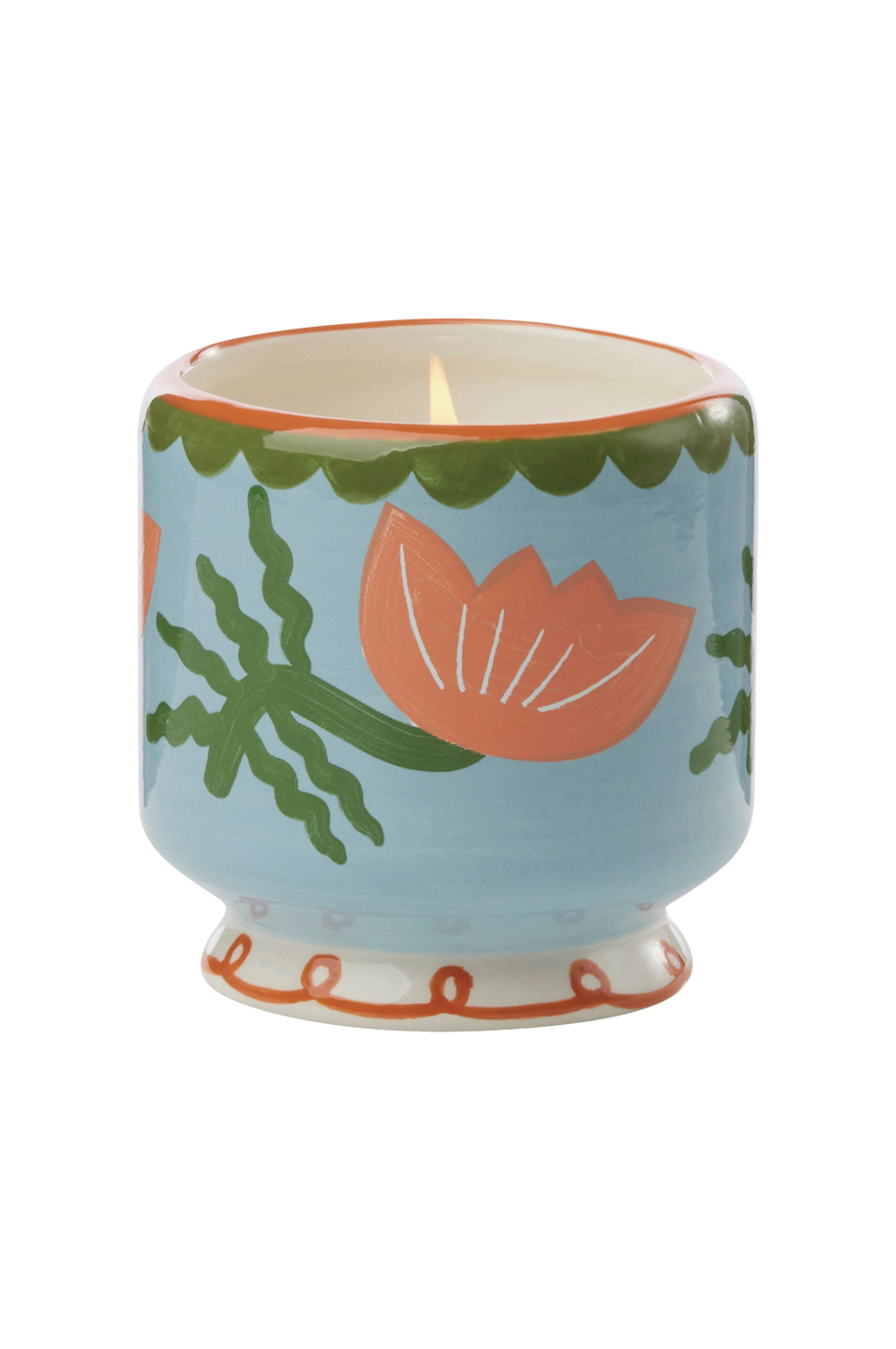 Paddywax Adopo 8 oz./226g Blomkeramikljus Cactusblomma i låda, blå från Paddywax, bild 2