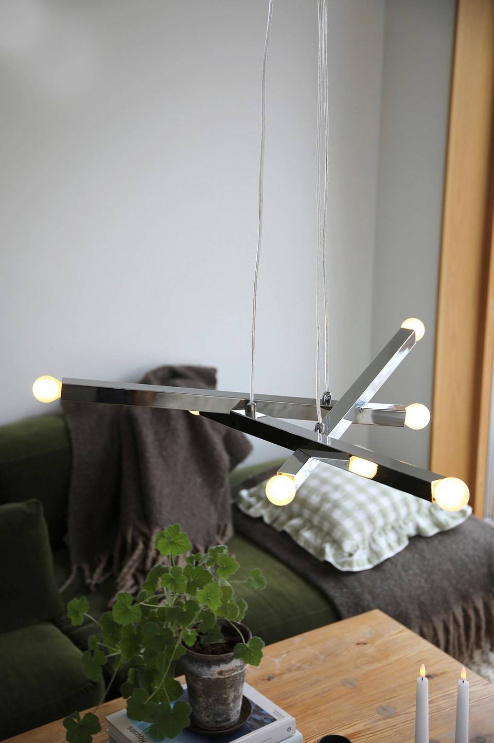 Markslöjd Taklampa Stack 6L, krom från Markslöjd, bild 5