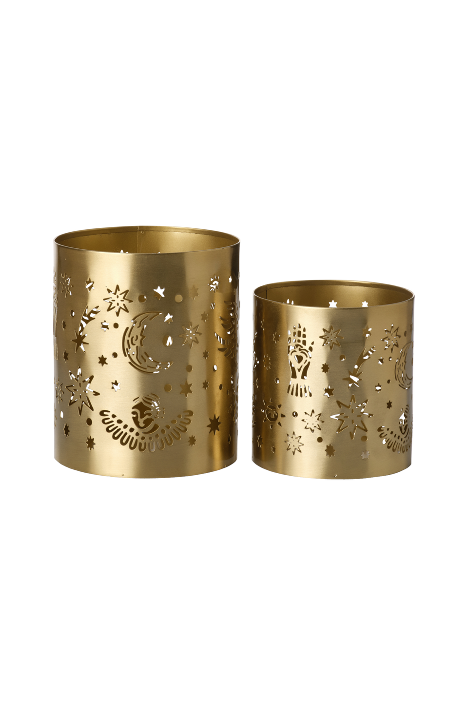 Ellos Home Ljuslykta Poetic 2-pack, guld från Ellos Home, bild 2