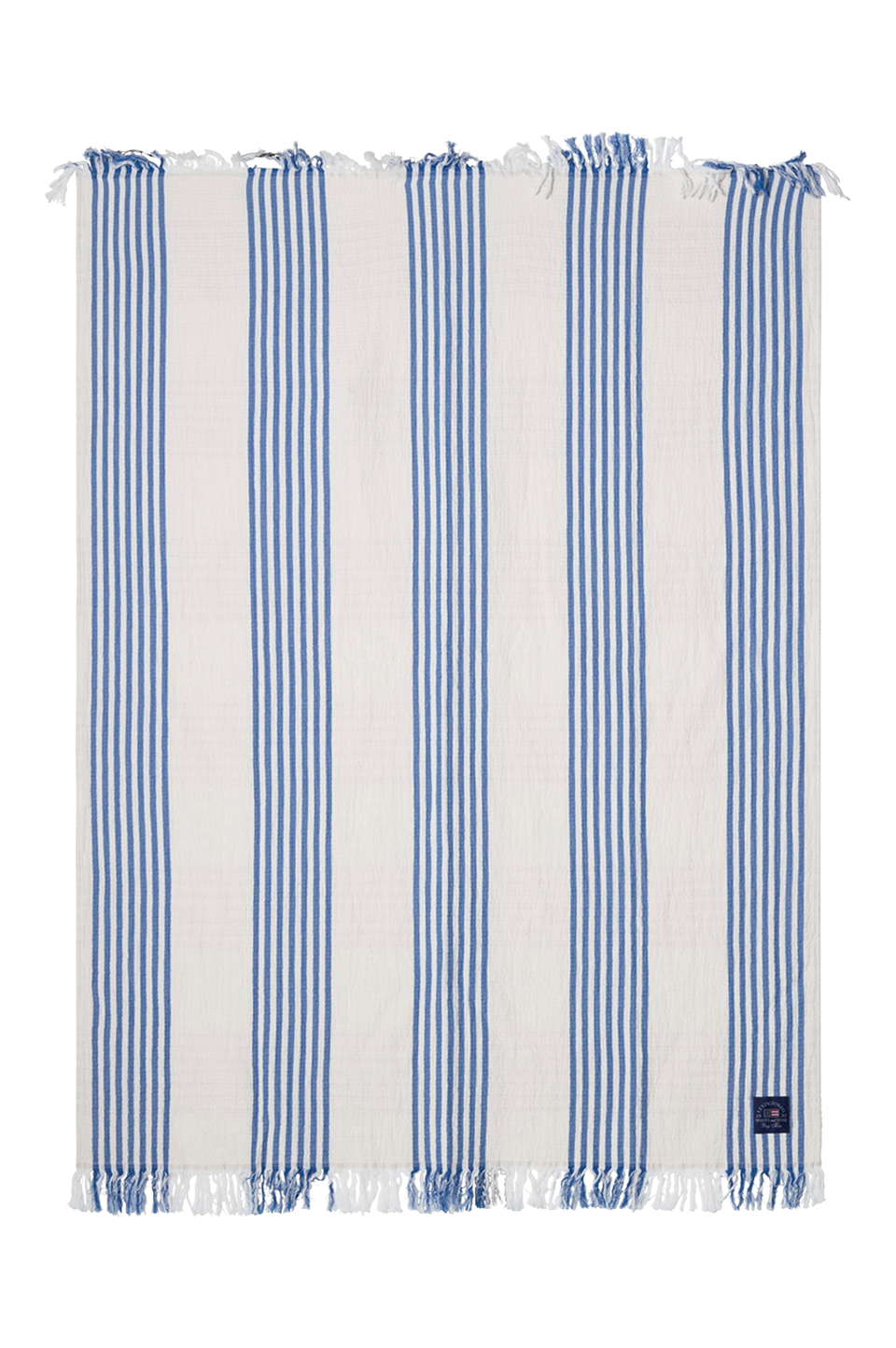 Lexington Filt Striped/Checked Bomull, blå från Lexington, bild 2