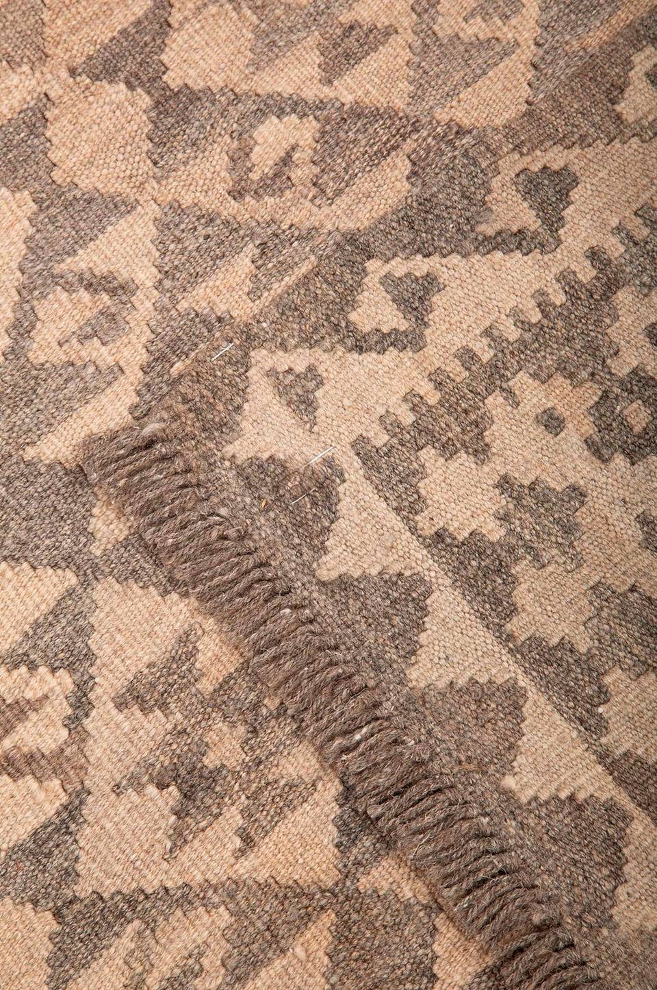 Bargi Ullmatta Kilim Raw Natural 198x303 cm, brun från Bargi, bild 2