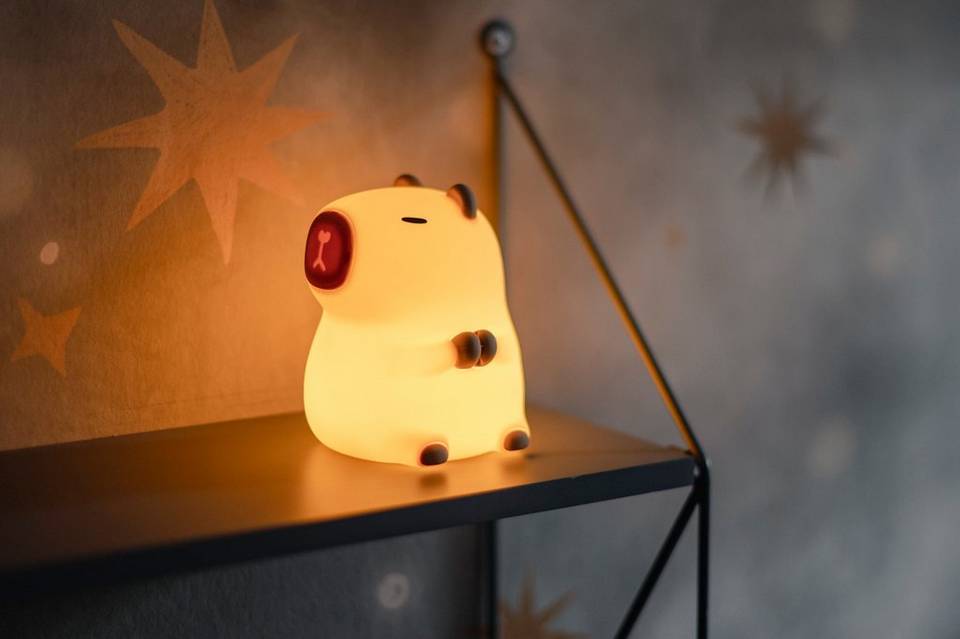 Star Trading Nattlampa Capybara Functional LED, vit från Star Trading, bild 2