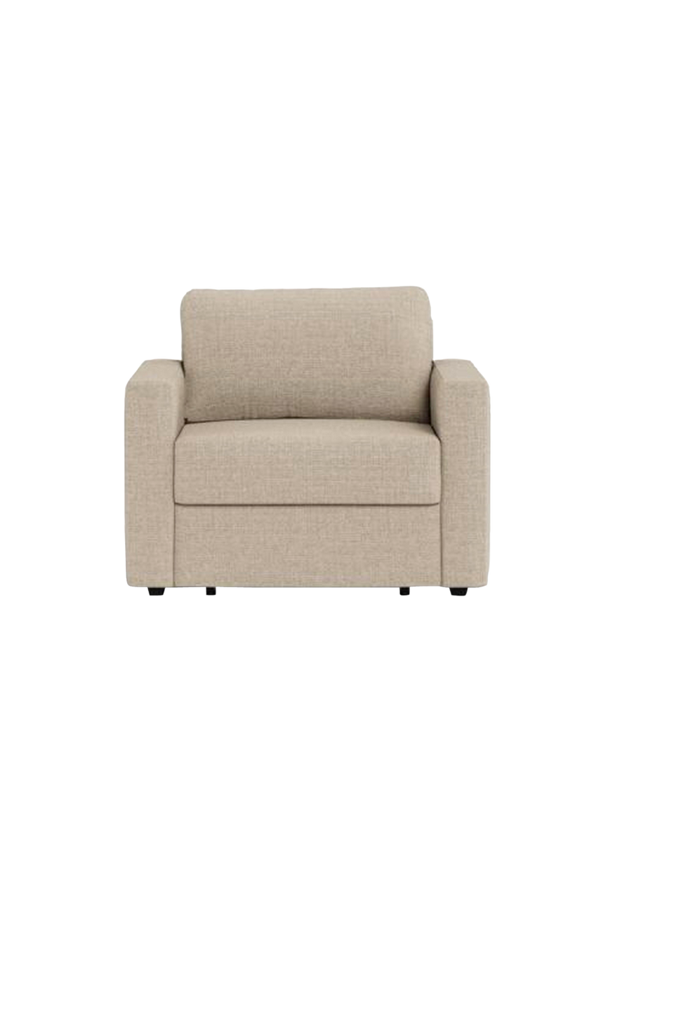 AC Design Furniture Fleury bäddsoffa med armstöd, 176x88x85 cm, beige från AC Design Furniture, bild 5