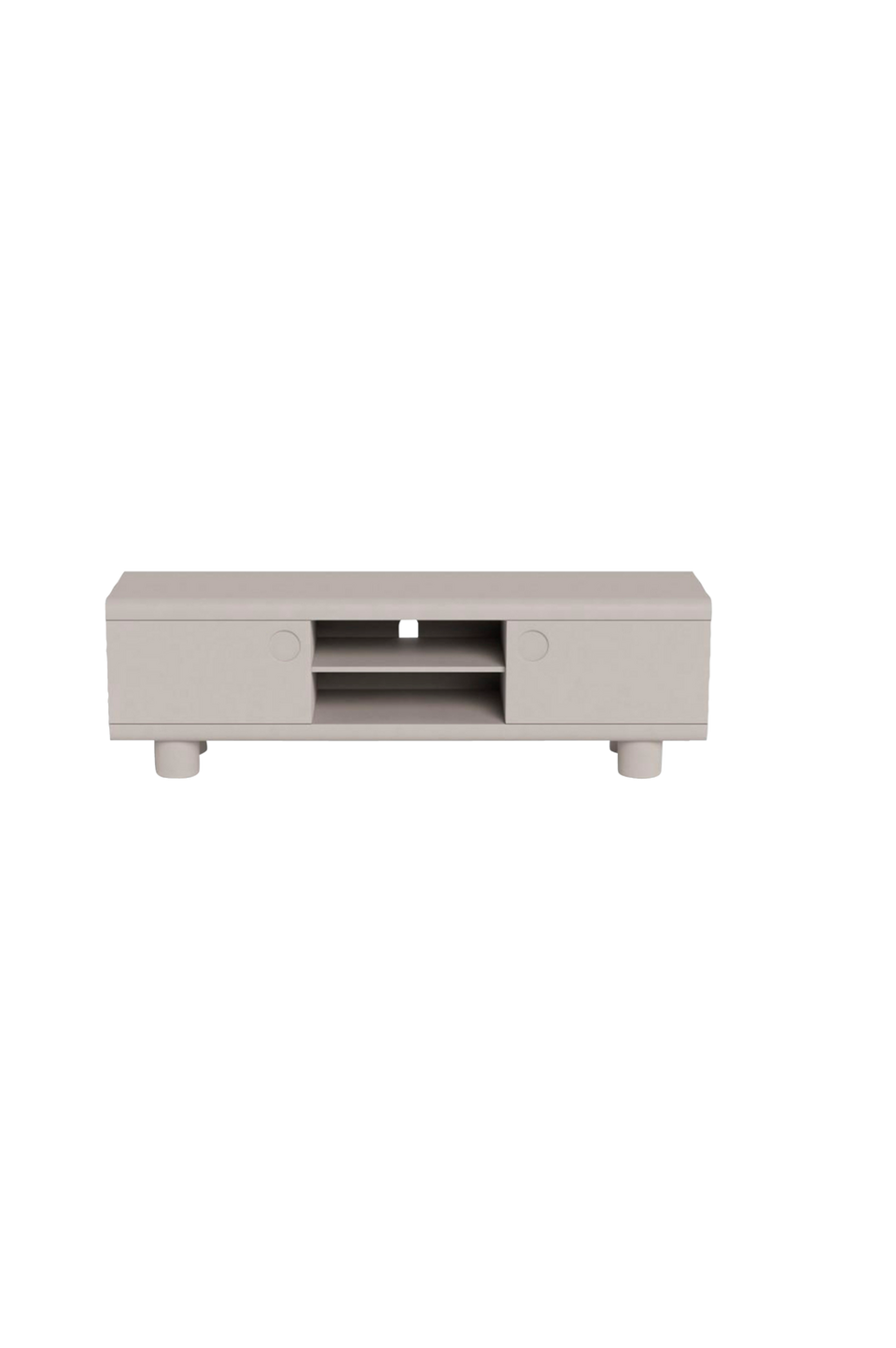 AC Design Furniture Magee Tv enhet, topp, ram, 2 dörrar, 3 hyllplan, 2 öppna fack, 160x40x50 cm, grå från AC Design Furniture, bild 5