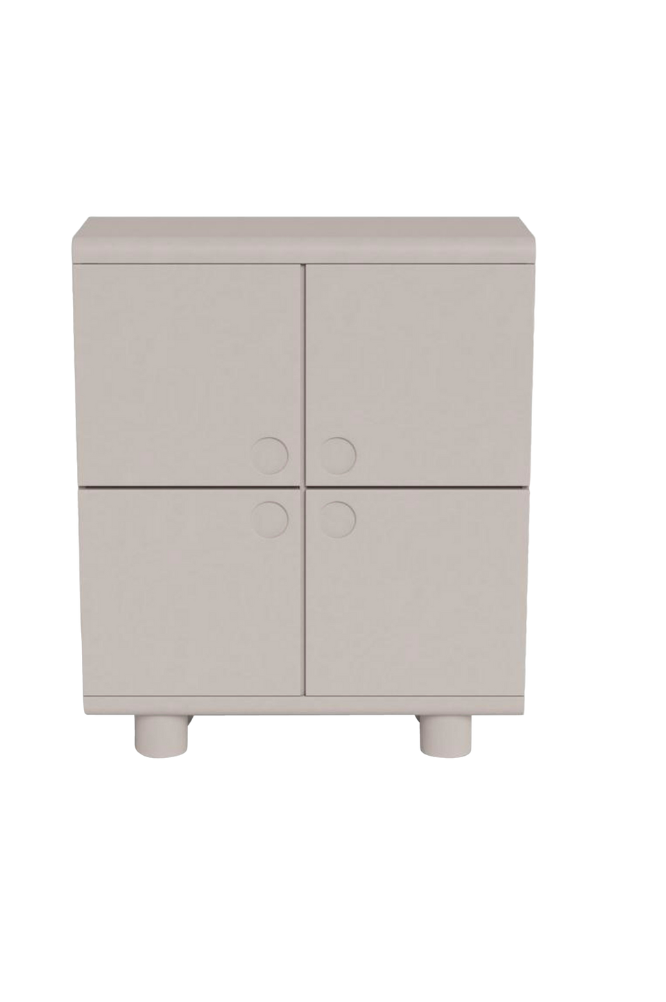 AC Design Furniture Magee skåp, topp, ram, 4 dörrar, 4 hyllplan och bas PU-lackerad Mdf, 100x40x120 cm, grå från AC Design Furniture, bild 5