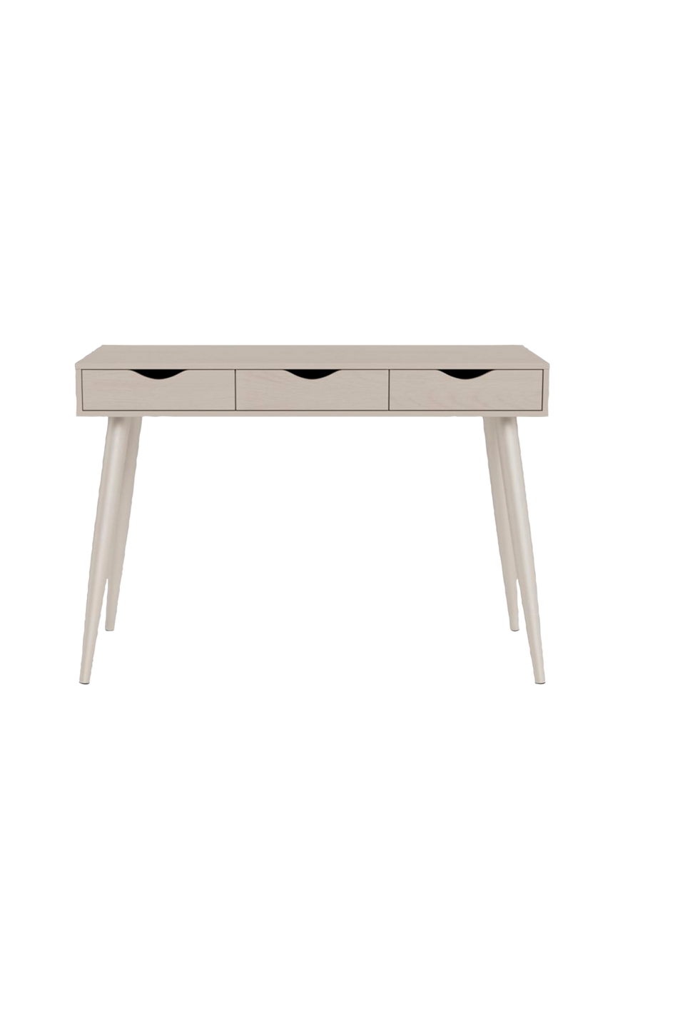 AC Design Furniture Neptun rektangulärt kontorsbord, toppskiva och 3 lådor, 110x50x77, grå från AC Design Furniture, bild 5