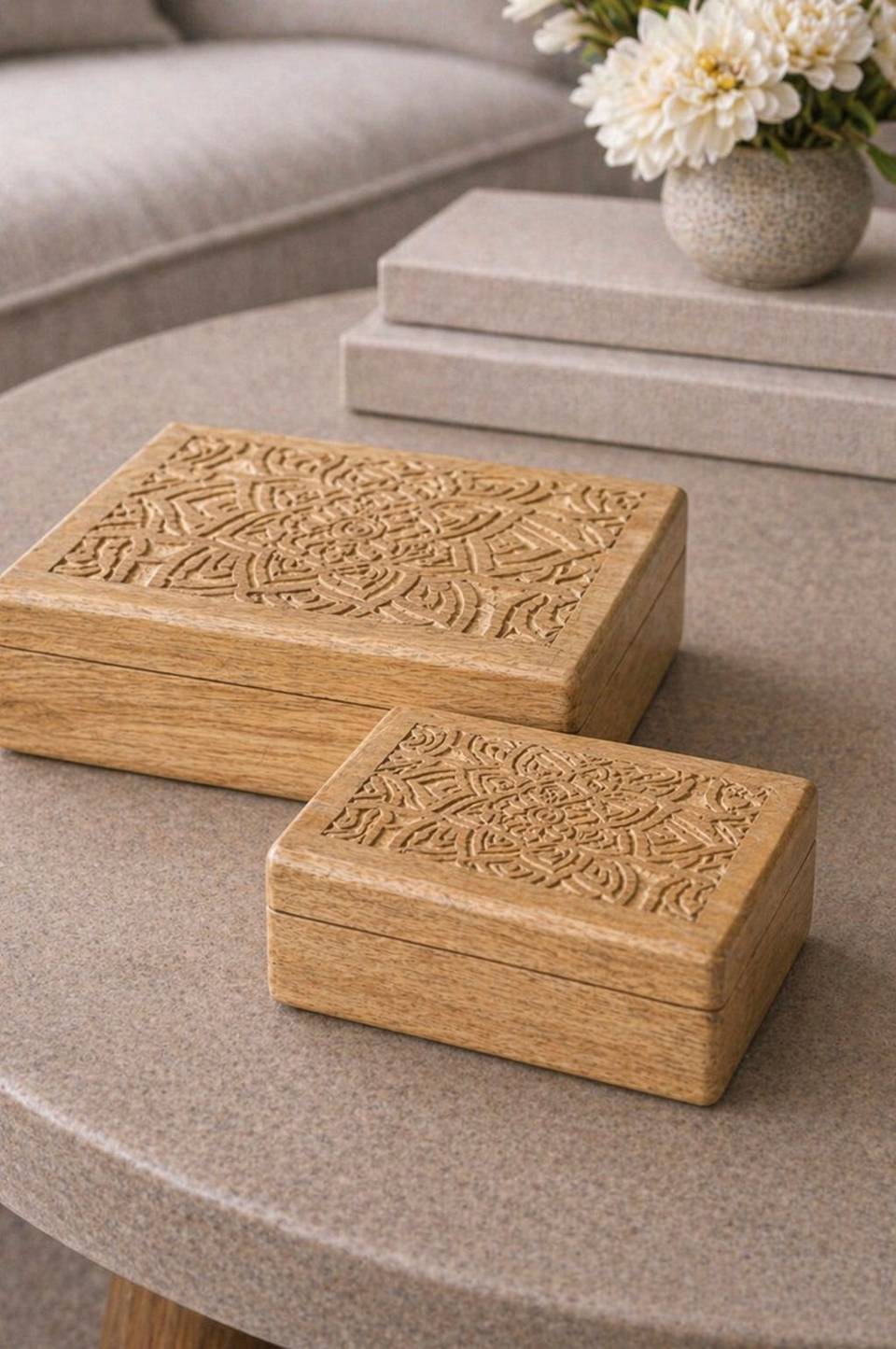 Zelected by Houze 2/set Box Kelan grand /medium, brun från Zelected by Houze, bild 2
