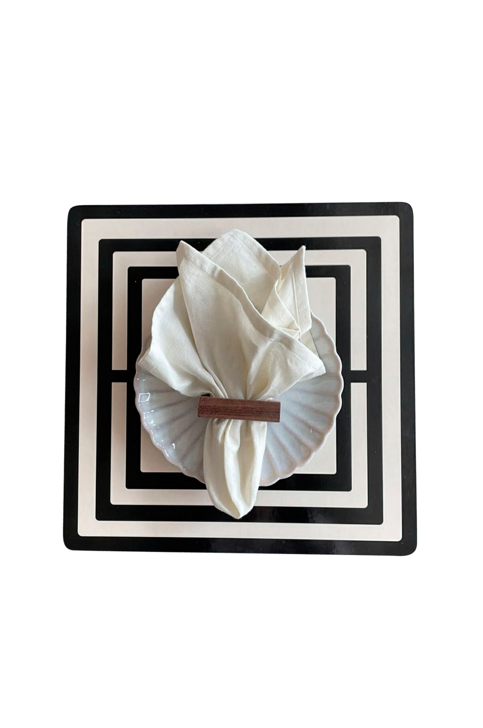 Zelected by Houze Bordstablett Classic Elegance 4-p, beige från Zelected by Houze, bild 5