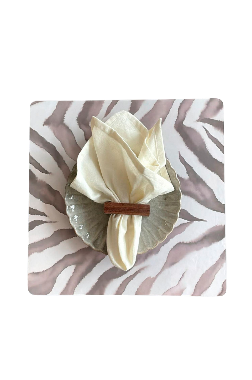 Zelected by Houze Bordstablett Cozy Zebra 4-p, beige från Zelected by Houze, bild 5