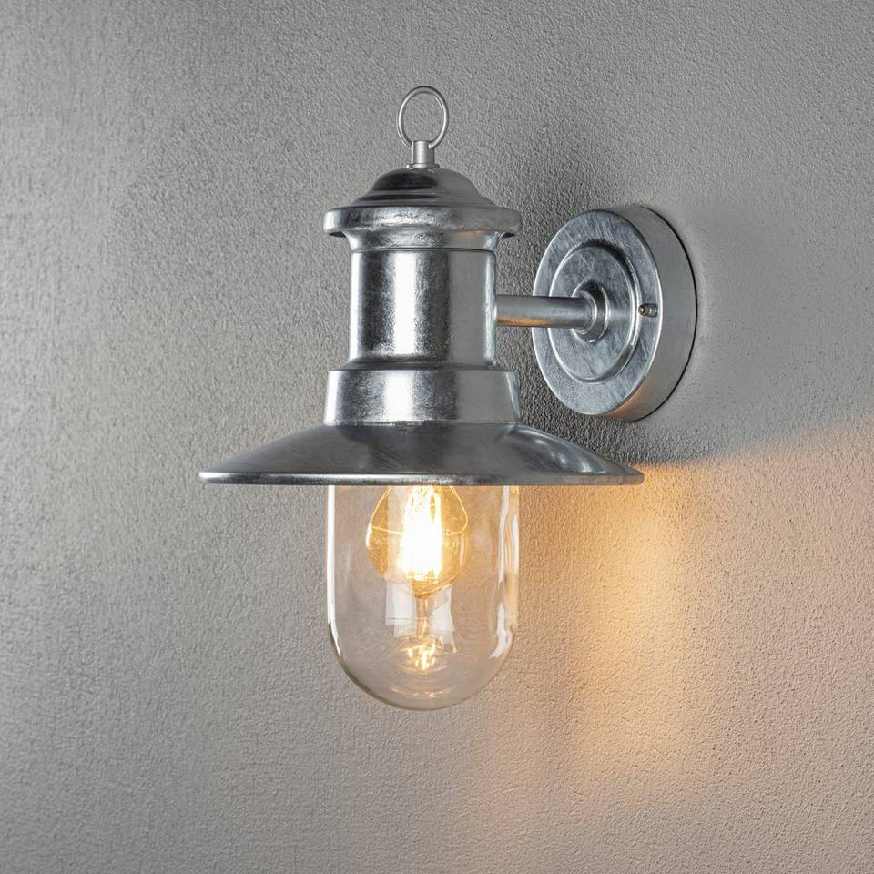 Konstsmide Vägglampa Napoli E27, silver från Konstsmide, bild 2