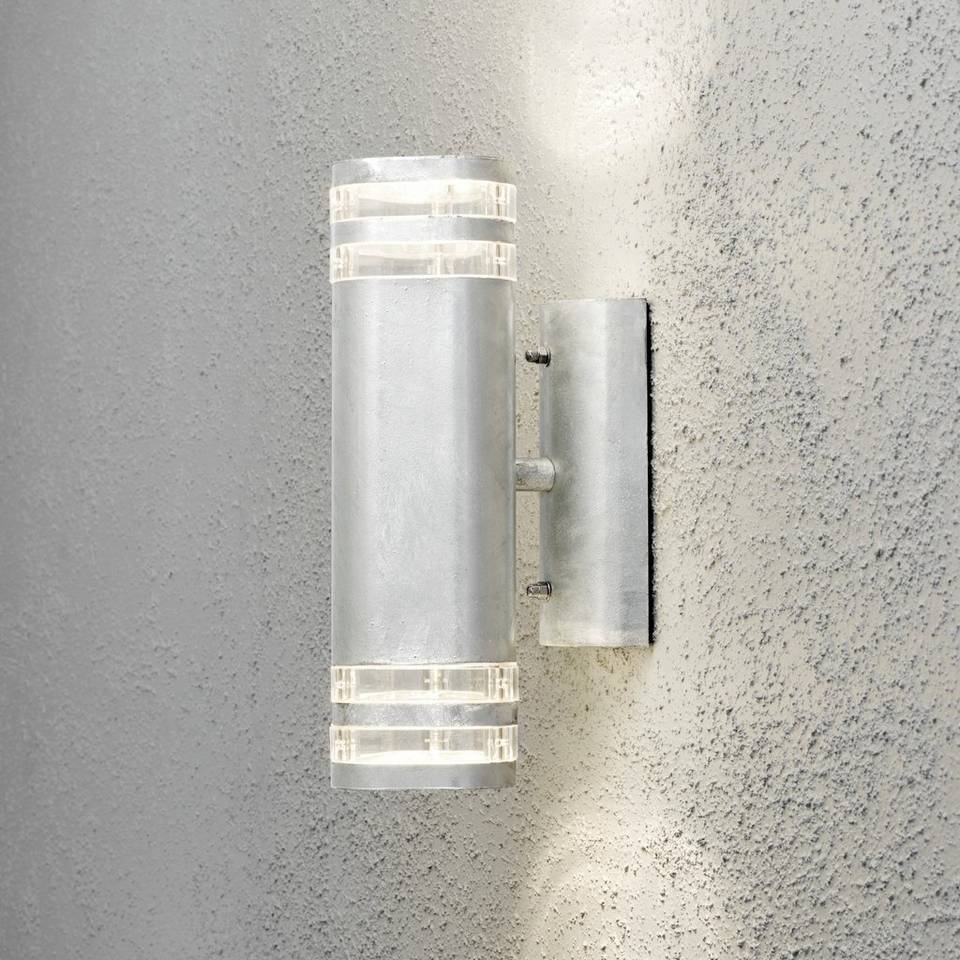 Konstsmide Vägglampa Modena dubbel GU10 Galvaniserad, silver från Konstsmide, bild 2