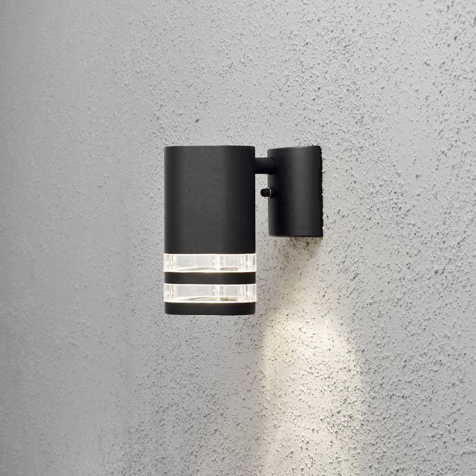 Konstsmide Vägglampa Modena Single GU10, svart från Konstsmide, bild 5