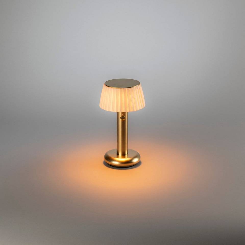 Konstsmide Bordslampa Grasse usb, guld från Konstsmide, bild 2