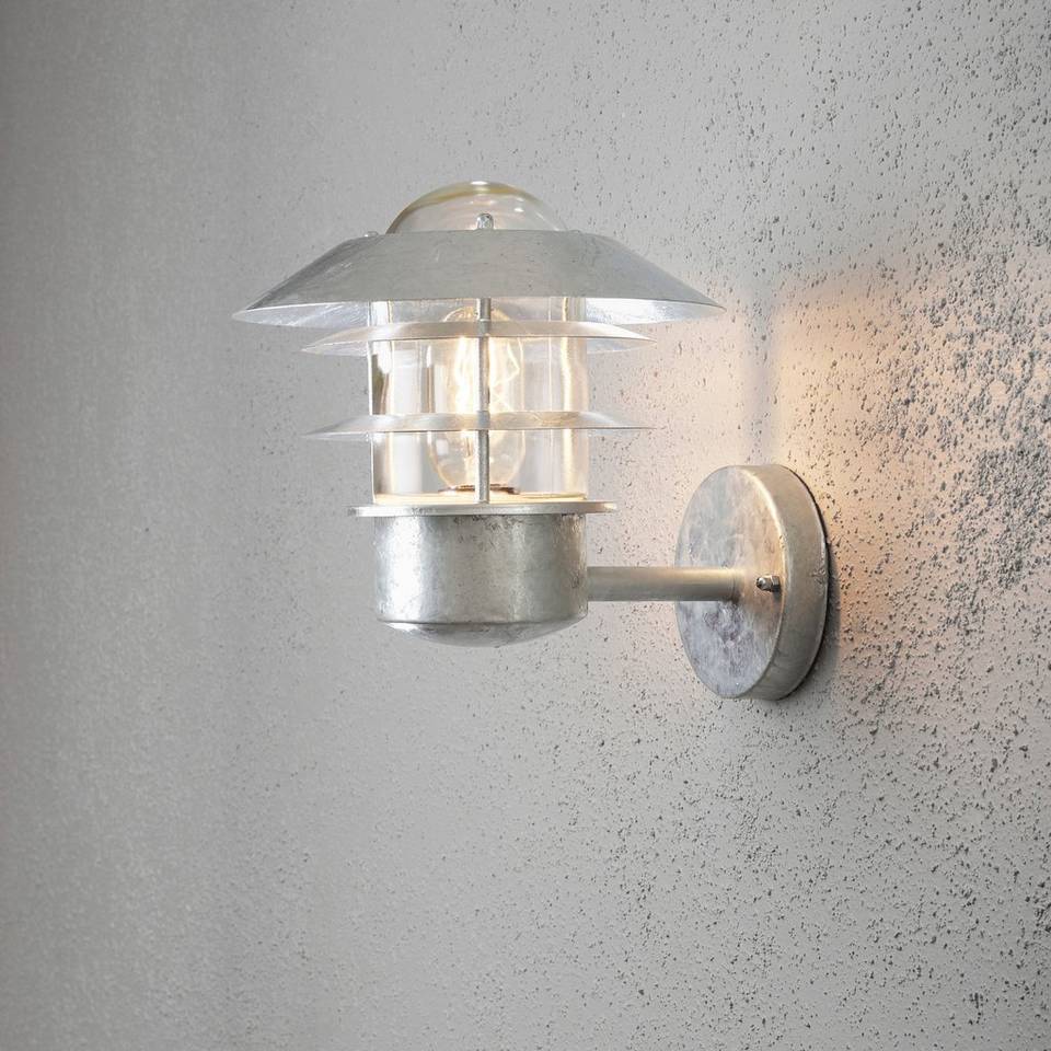 Konstsmide Vägglampa Modena Up E27, silver från Konstsmide, bild 2