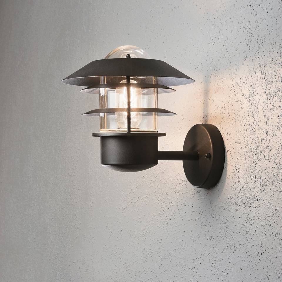 Konstsmide Vägglampa Modena Up E27, svart från Konstsmide, bild 2