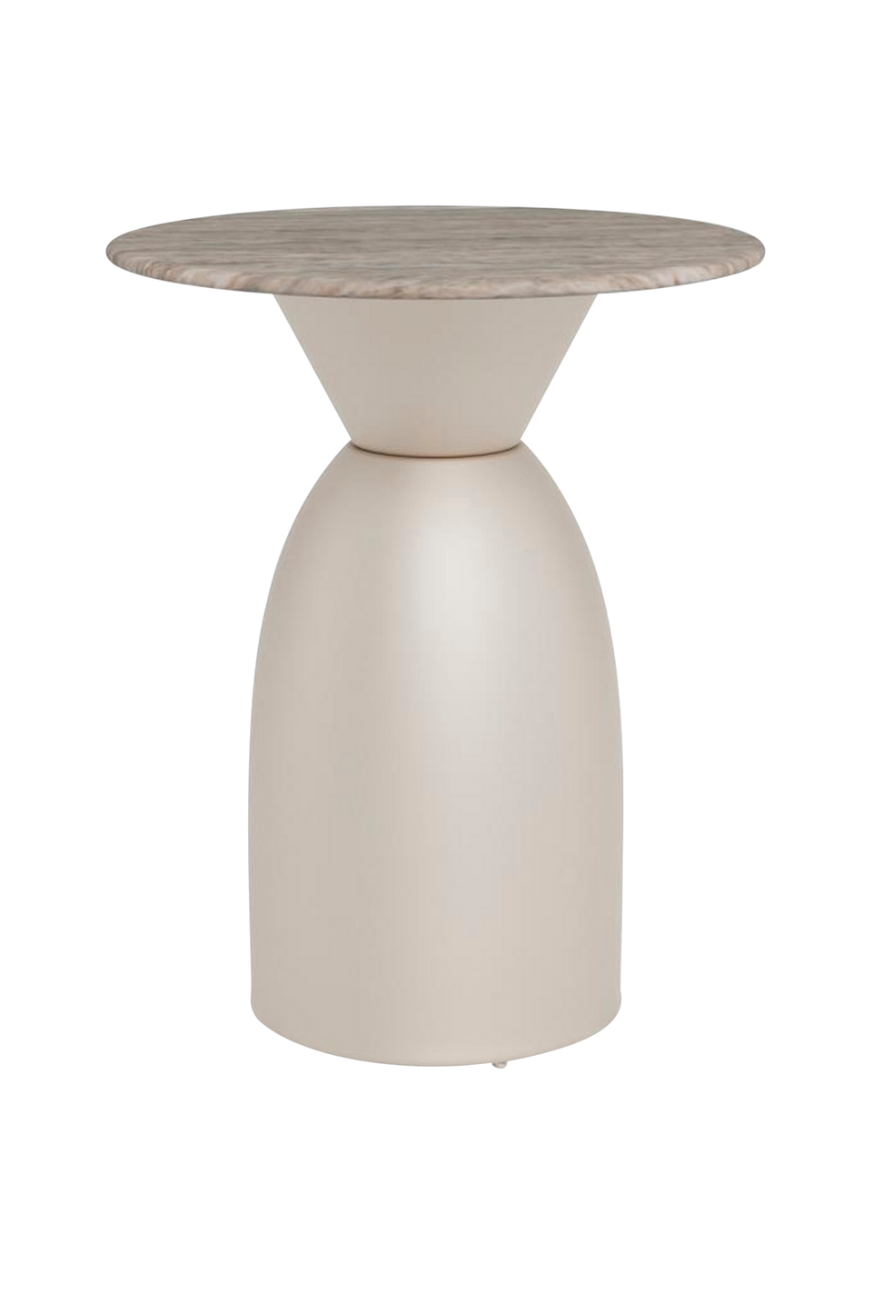 AC Design Furniture Ferrol Runt soffbord, skiva med polerad marmor Ø40x50 cm, beige från AC Design Furniture, bild 5