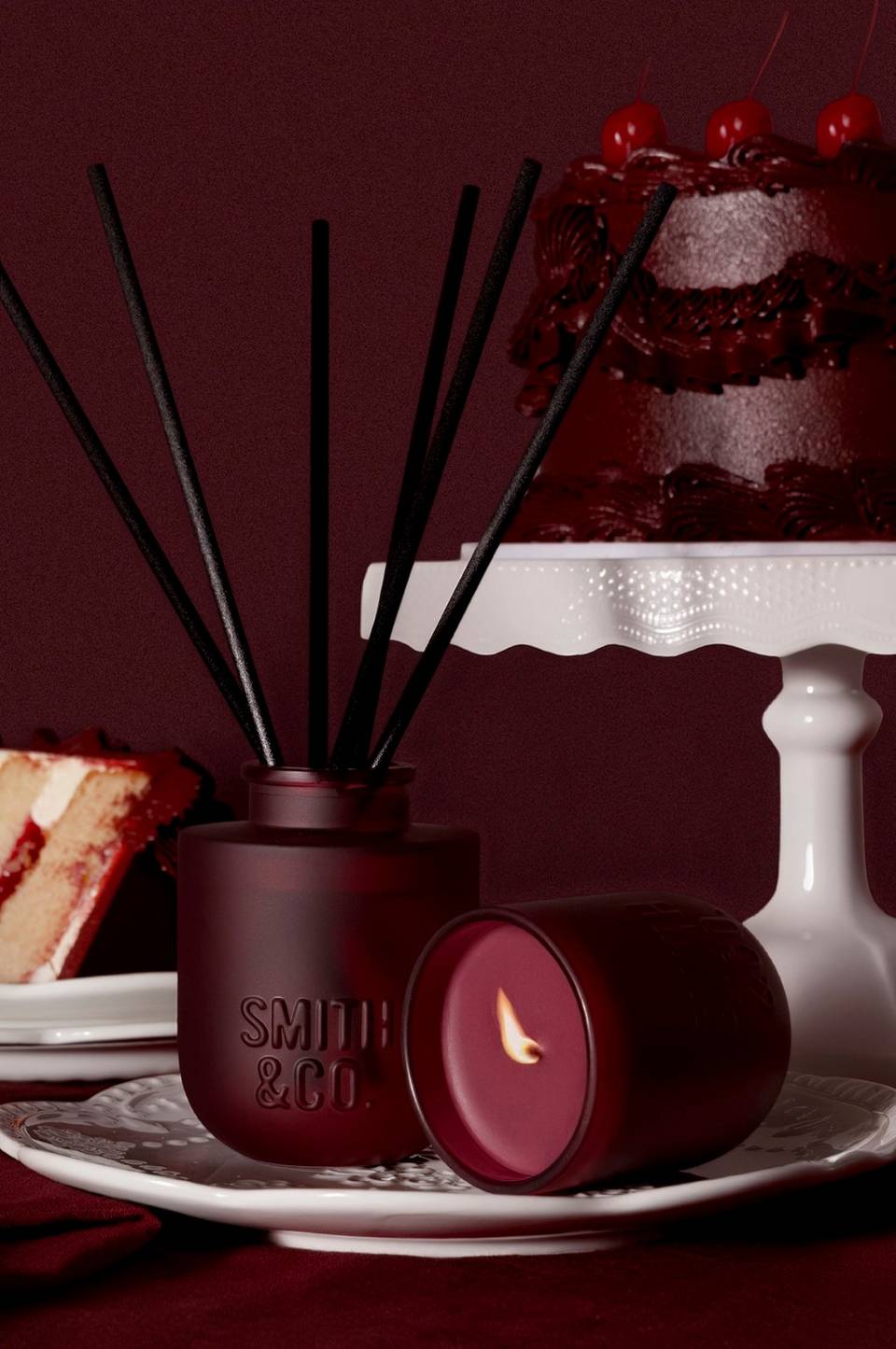 Smith & Co. Diffuser 100Ml Maraschino Cherry, röd från Smith & Co., bild 2