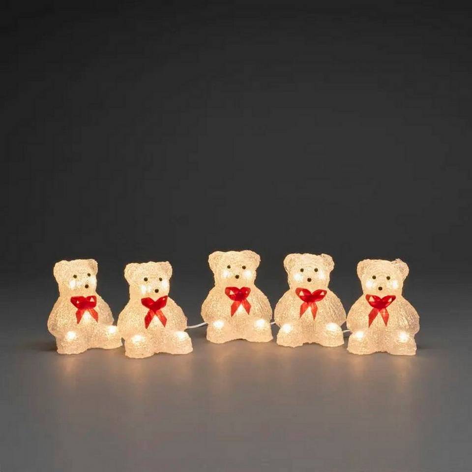 Konstsmide Akrylbjörnar, 5 st/set, LED, vit från Konstsmide, bild 2