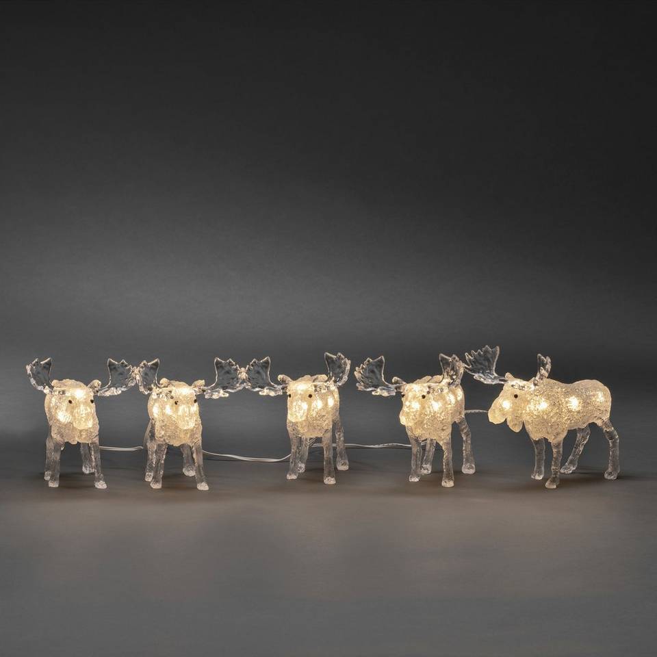 Konstsmide Akrylälg, 5 st/set, 40 LED-lampor, transparent från Konstsmide, bild 2