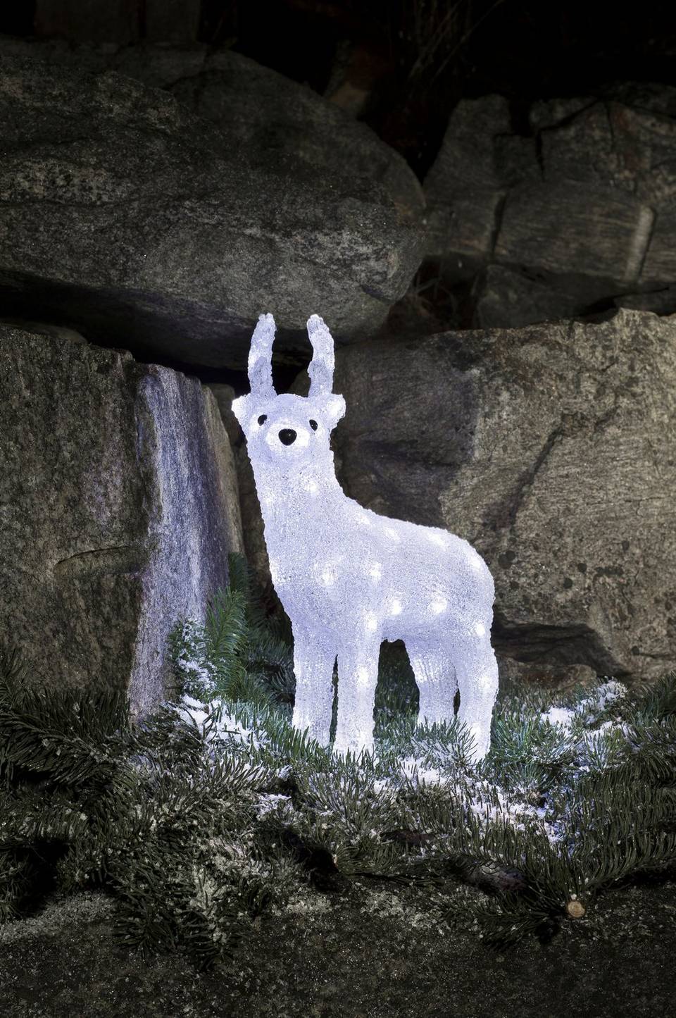 Konstsmide Ren i akryl, 38 cm, LED, vit från Konstsmide, bild 2