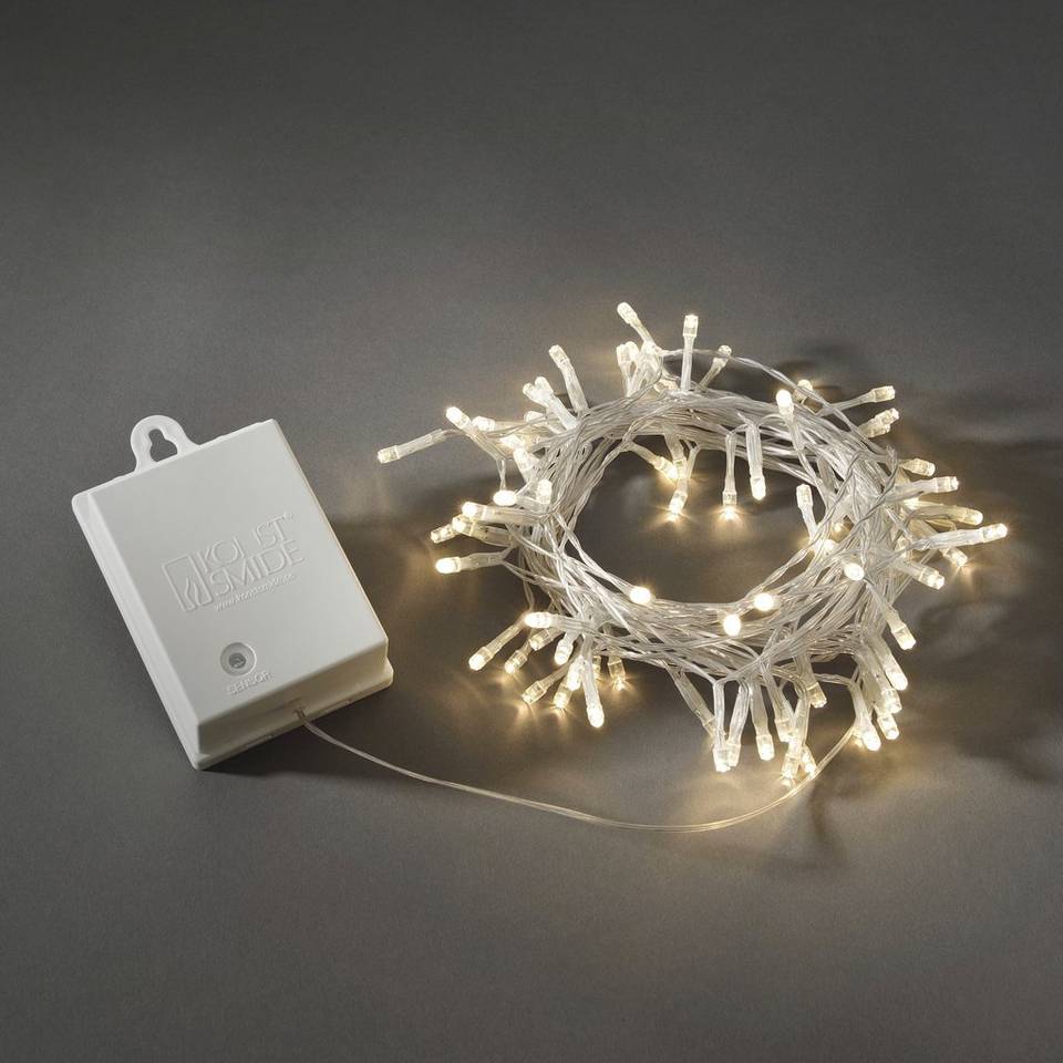 Konstsmide Ljusslinga B/O 80-lampa med timer/flera LED-lampor, transparent från Konstsmide, bild 5