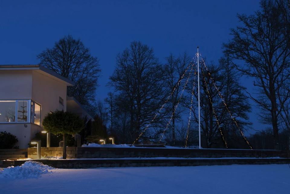 Konstsmide Belysningsset för flaggstång, 5x100 LED, svart från Konstsmide, bild 2