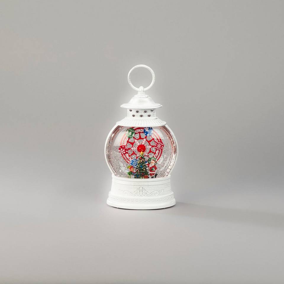 Konstsmide B/O Vattenlykta Pariserhjul, jultomten 21 cm LED, vit från Konstsmide, bild 2