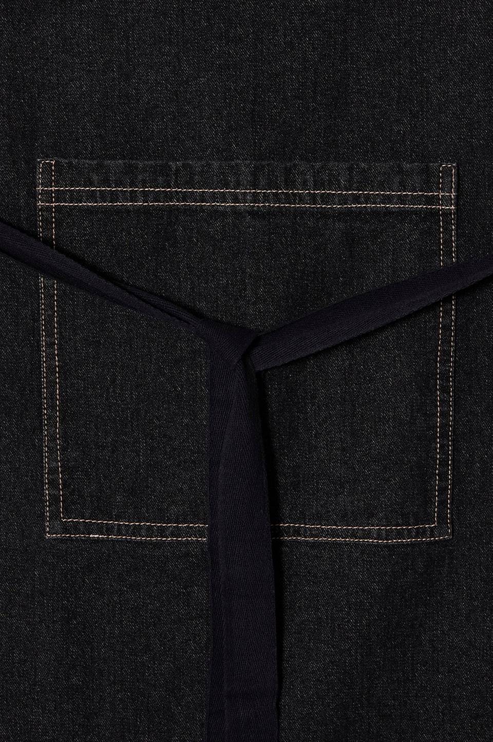 Lexington Svart förkläde i denim av bomull, svart från Lexington, bild 2