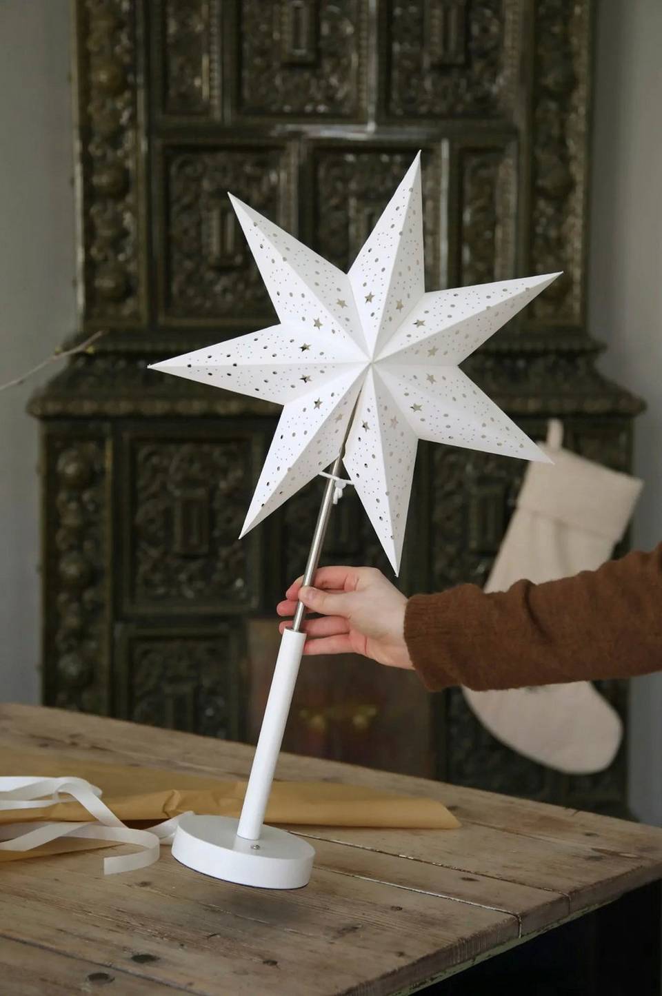 Markslöjd Tabell Star Noella, uppladdningsbar, vit från Markslöjd, bild 2