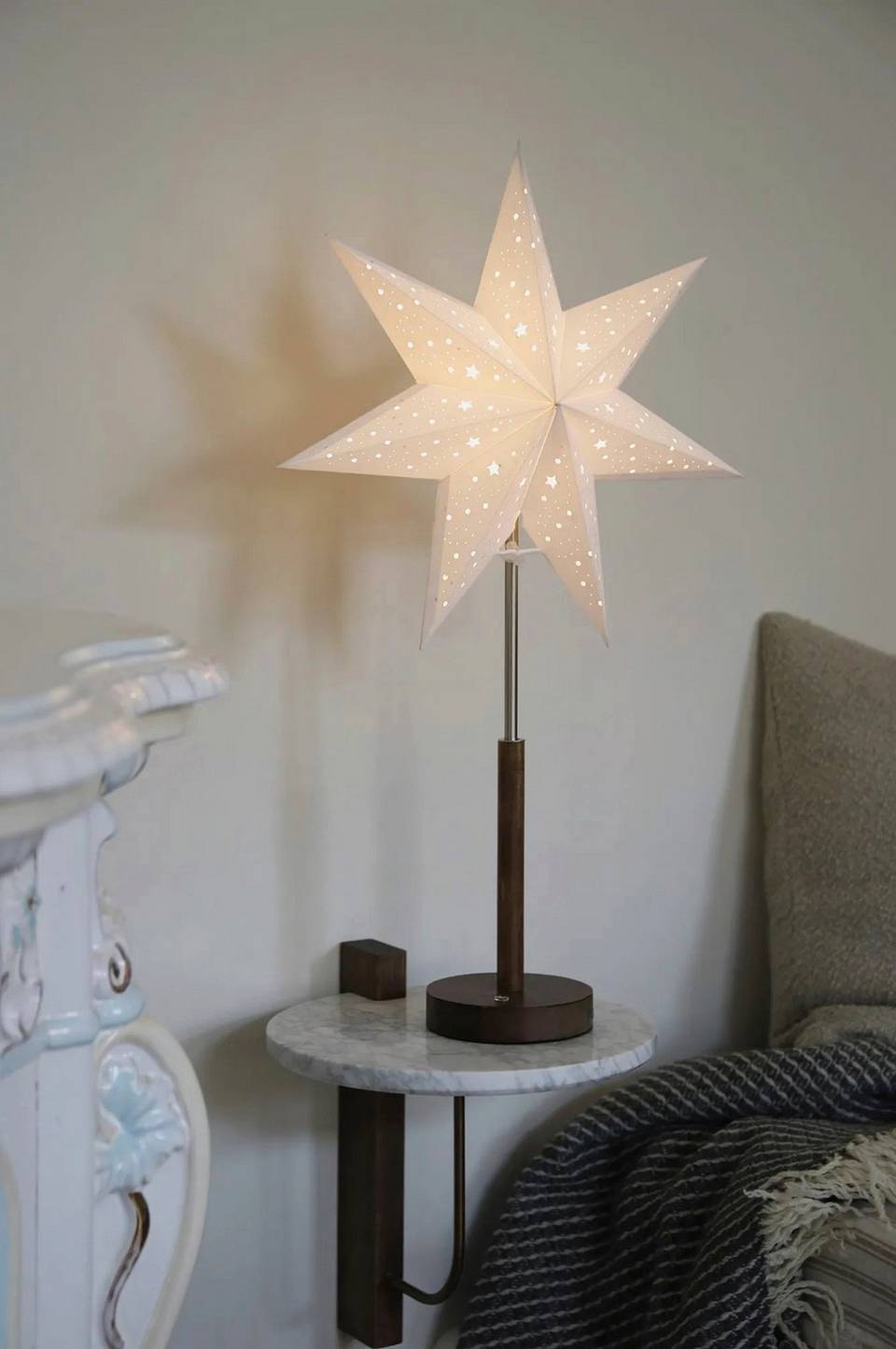 Markslöjd Tabell Star Noella, uppladdningsbar, brun från Markslöjd, bild 5